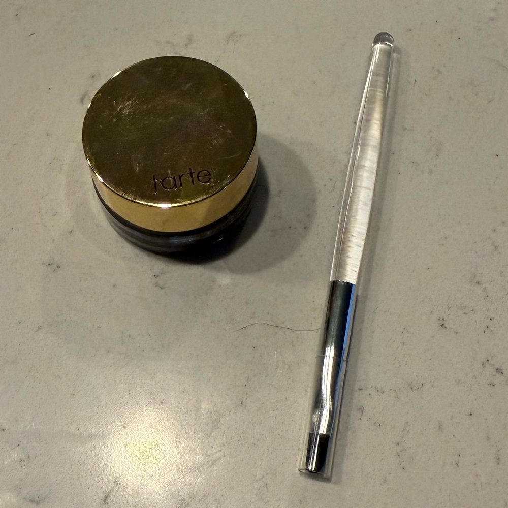 Tarte Clay Pot Bronze Eyeliner with Silver Brush